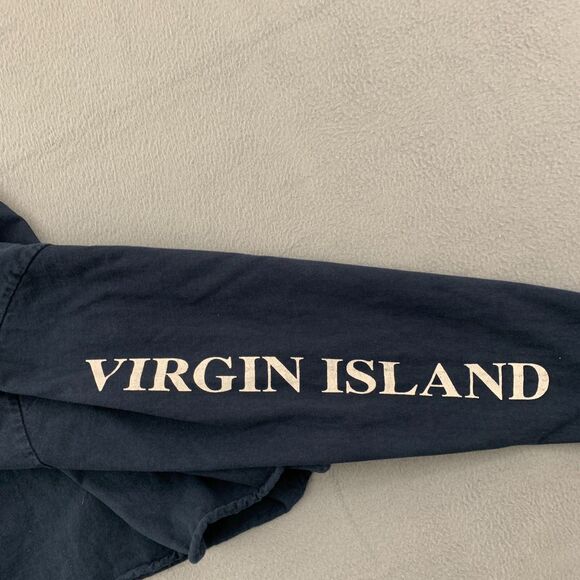 John Galt Brandy Melville Shirt Size Small Cop Top Long Sleeve Virgin Island - Picture 16 of 16